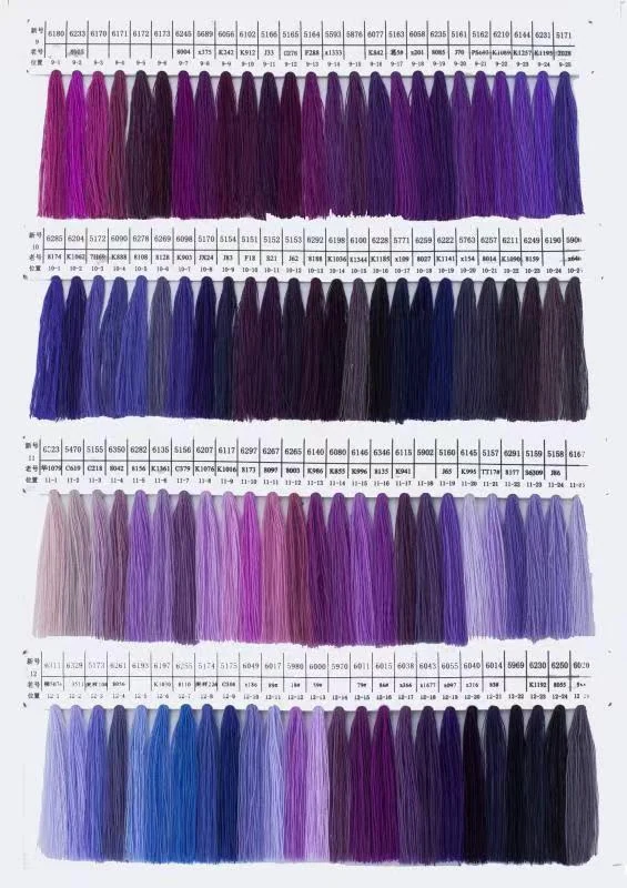 Polyester sewing thread · Development sample