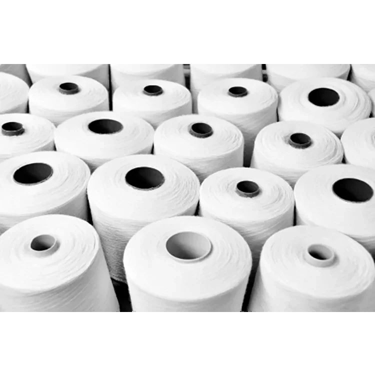 Spun polyester · Raw white